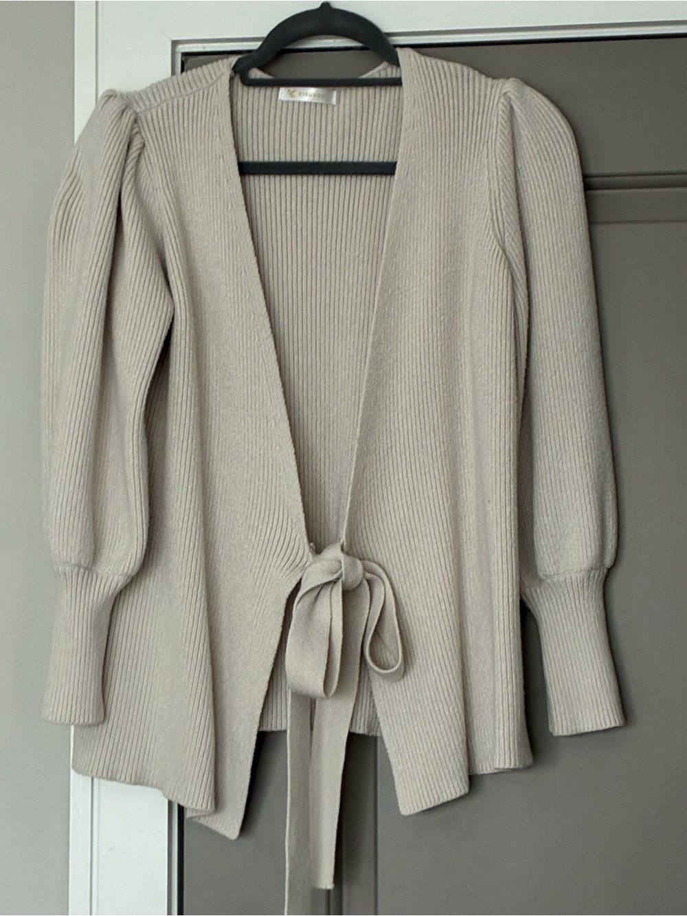 Kirundo Tie-Front Ribbed Cardigan - Picture 13 of 13